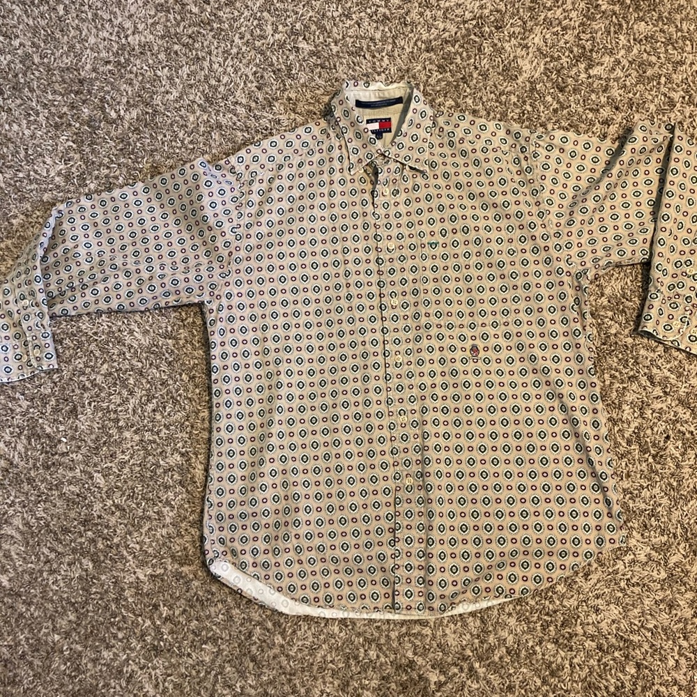 Tommy hilfiger long sleeve button down shirt